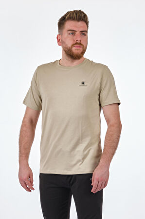 Lumberjack Bisiklet Yaka Sütlükahve Erkek T-Shirt 2SCT1103FX