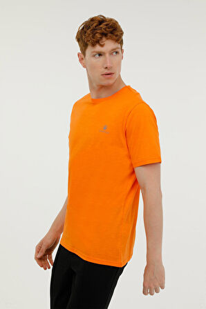M-SB200 FLAM C T-SH 3FX Turuncu Erkek Kısa Kol T-Shirt