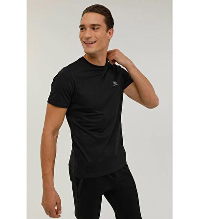 Lumberjack Basıc C Neck T-shirt Siyah 101349563 M-CT102 