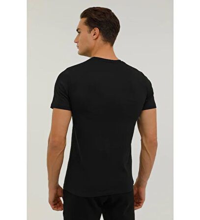 Lumberjack Basıc C Neck T-shirt Siyah 101349563 M-CT102 