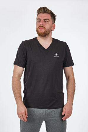 Lumberjack V Yaka Siyah Erkek T-Shirt 2SCT1113FX