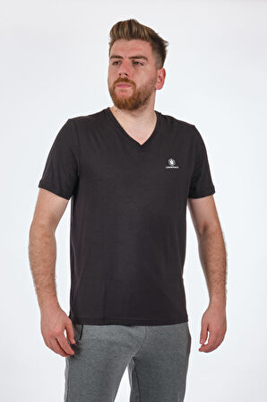 Lumberjack V Yaka Siyah Erkek T-Shirt 2SCT1113FX
