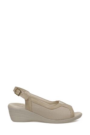 104416.Z3FX Bej Kadın Comfort Sandalet