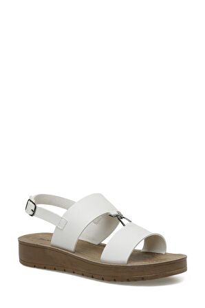 164372.Z3FX Beyaz Kadın Comfort Sandalet