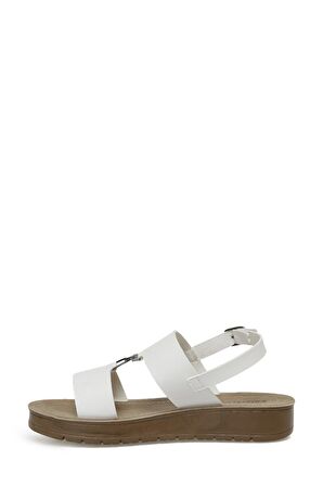 164372.Z3FX Beyaz Kadın Comfort Sandalet