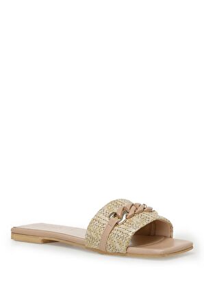 INCI ANTIA 3FX Krem Kadın Düz Terlik