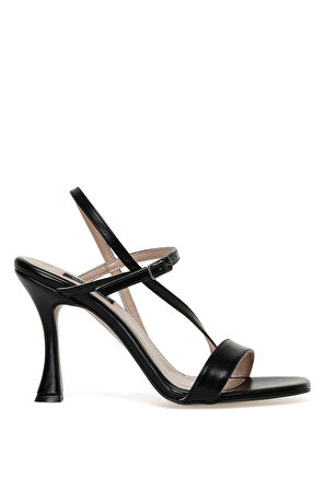 FIT 3FX Siyah Kadın Topuklu Sandalet