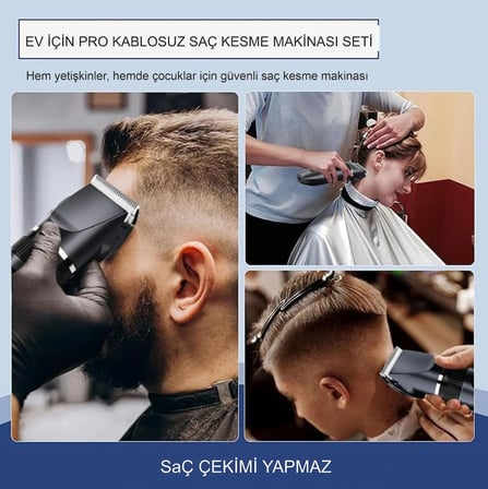C5-1 Profesyonel Seramik bıçaklı Şarjlı Saç Tıraş Makinesi