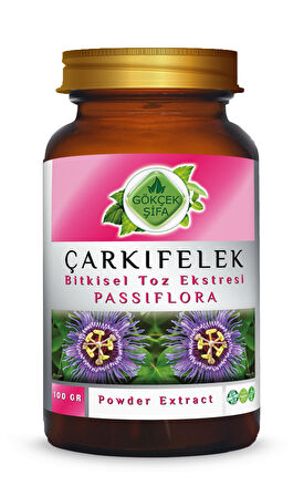Passiflora (Çarkıfelek) Toz Ekstresi 100 Gr. Cam Kavanoz