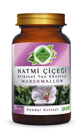 Hatmi Çiçeği Toz Ekstresi 60 Gr. Cam Kavanoz