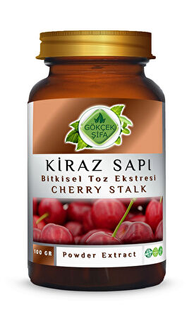 Kiraz Sapı Toz Ekstresi 100 Gr. Cam Kavanoz