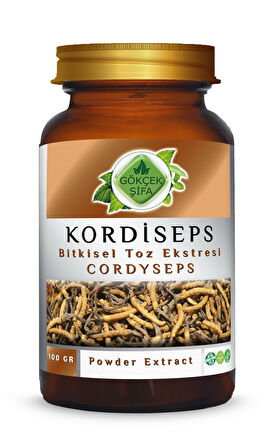 Kordisep Toz Ekstresi 100 Gr Cam Kavanoz