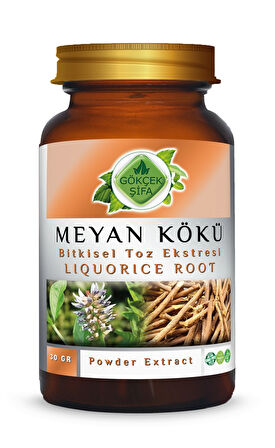 Meyan Kökü Toz Ekstresi 30 Gr Cam Kavanoz