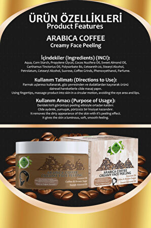 Arabica Coffee Creamy Face Peeling