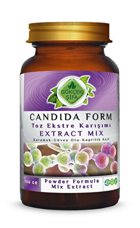 Candida Form Toz Ekstre Karışımı 100 gr