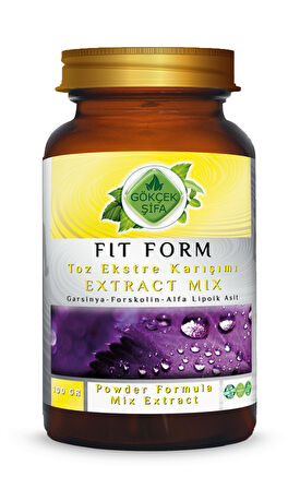 Fit Form Toz Ekstre Karışımı Cam Kavanoz 100 gr
