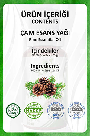 Çam Yağı (PİNE ESSENTİAL OİL)10 Ml.