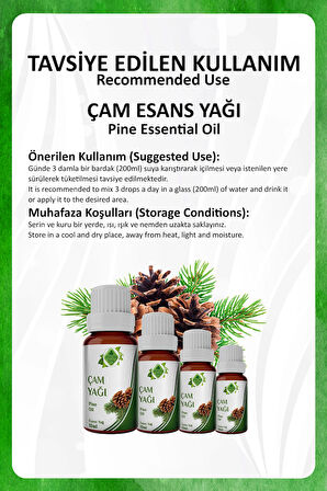 Çam Yağı (PİNE ESSENTİAL OİL)10 Ml.