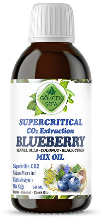 Yaban Mersini Süperkritik Mix Yağı 50 ml (BLUEBERRY SUPERCRİTİCAL MİX OİL)