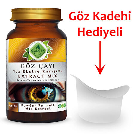 Göz Çayı Toz Ekstre Karışımı 30 gr. Cam Kavanoz