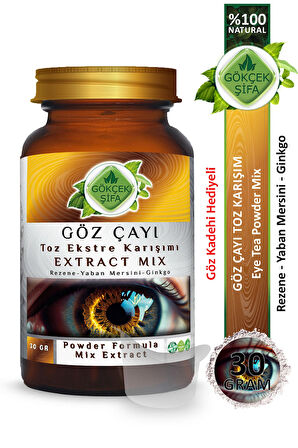 Göz Çayı Toz Ekstre Karışımı 30 gr. Cam Kavanoz