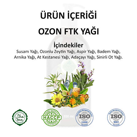 Ftk Ozonlu Yağı 100 ml.
