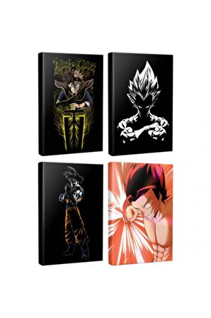 4 Defter Black Clover-Dragon Ball-Punch-Goku