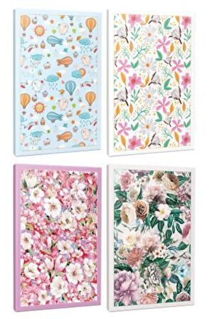 4Lü Çizgili Defter Seti -Yaz Bahçesi-Pembe
Hayaller-Nostalji-Go?Kyüzü