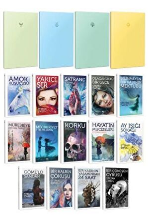 14 Stefan Zweig Ve 4 C?İzgisiz Defter -Set-1
