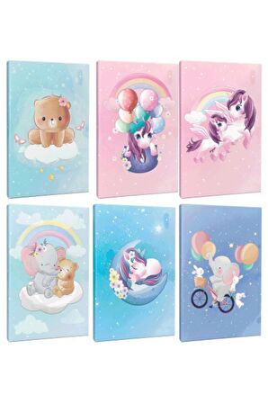 Rüyalar Alemi 6Lı 64 Sayfa Çizgili Defter Seti
-3