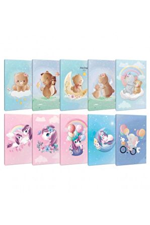 Rüyalar Alemi 10Lu 64 Sayfa Çizgili Defter Seti