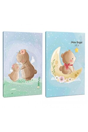 Sevimli Ayıcıklar 2Li 64 Sayfa Çizgili Defter
Seti -2