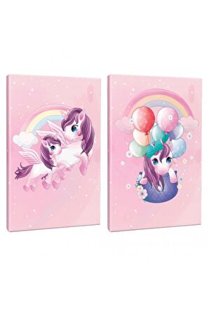Unicorn Serisi 2Li 64 Sayfa Çizgili Defter Seti
-1