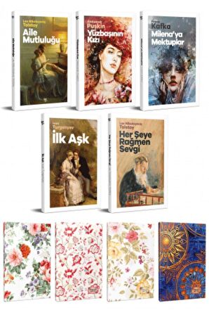 5 Dünya Klasiği Ve Çiçekli Planlama Defteri
Seti -1