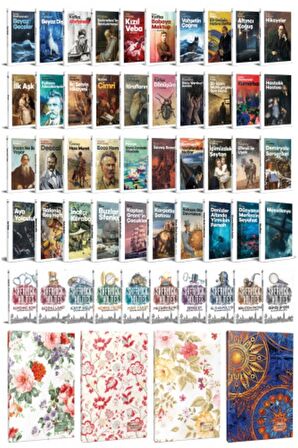 40 Dünya Klasiği Ve Çiçekli Planlama Defteri
Seti -1