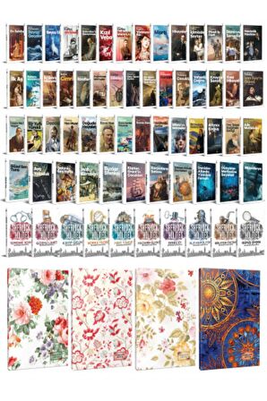 64 Dünya Klasiği Ve Çiçekli Planlama Defteri
seti -1