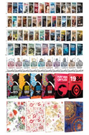 80 Dünya Klasiği Ve Çiçekli Planlama Defteri
Seti -1