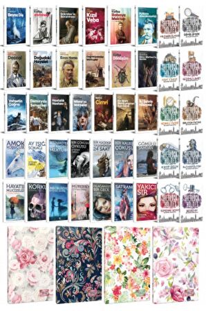 43 Dünya Klasiği Ve Çiçekli Planlama Defteri
Seti -2