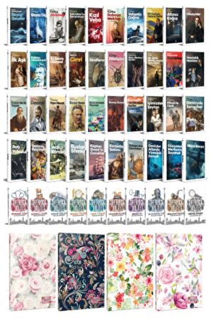 50 Dünya Klasiği Ve Çiçekli Planlama Defteri
Seti -2