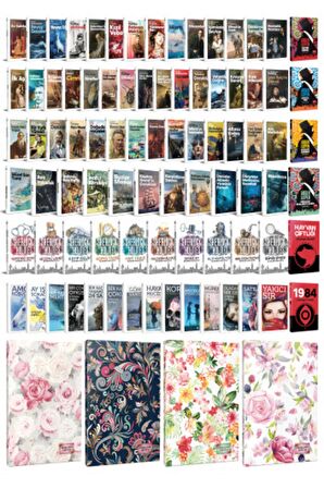 94 Dünya Klasiği Ve Çiçekli Planlama Defteri
Seti -2