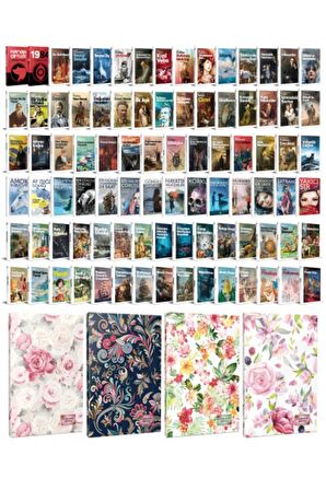 88 Dünya Klasiği Ve Çiçekli Planlama Defteri
Seti -2