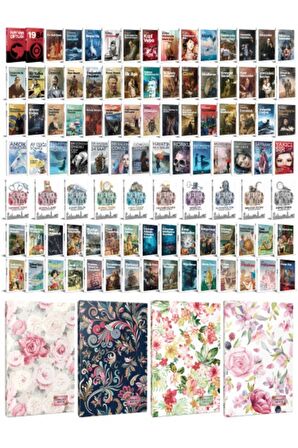 109 Dünya Klasiği Ve Çiçekli Planlama Defteri
Seti -2