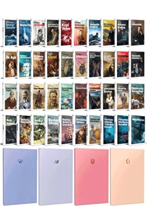 30 Dünya Klasiği Ve Pastel Çizgisiz Defter Seti
-1