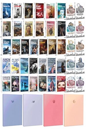 43 Dünya Klasiği Ve Pastel Çizgisiz Defter Seti
-1