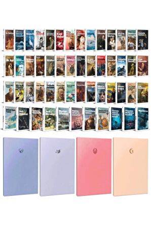 53 Dünya Klasiği Ve Pastel Çizgisiz Defter Seti
-1