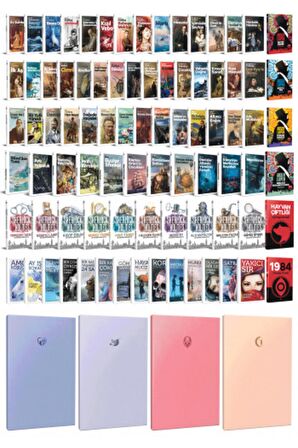 94 Dünya Klasiği Ve Pastel Çizgisiz Defter Seti
-1
