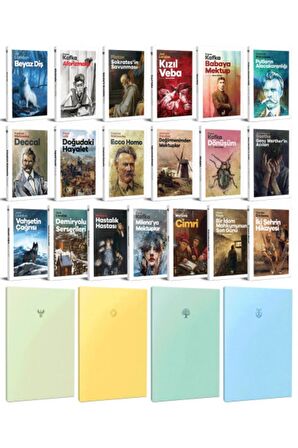 19 Dünya Klasiği Ve Pastel Çizgisiz Defter Seti
-2