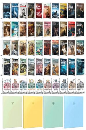 40 Dünya Klasiği Ve Pastel Çizgisiz Defter Seti
-2
