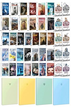 43 Dünya Klasiği Ve Pastel Çizgisiz Defter Seti
-2