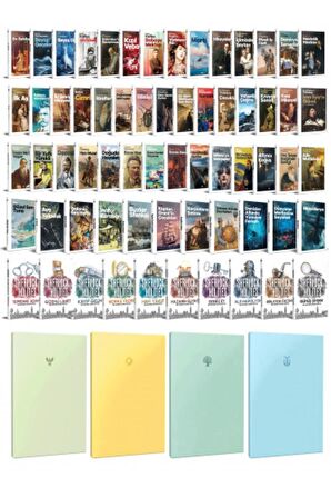 64 Dünya Klasiği Ve Pastel Çizgisiz Defter Seti
-2